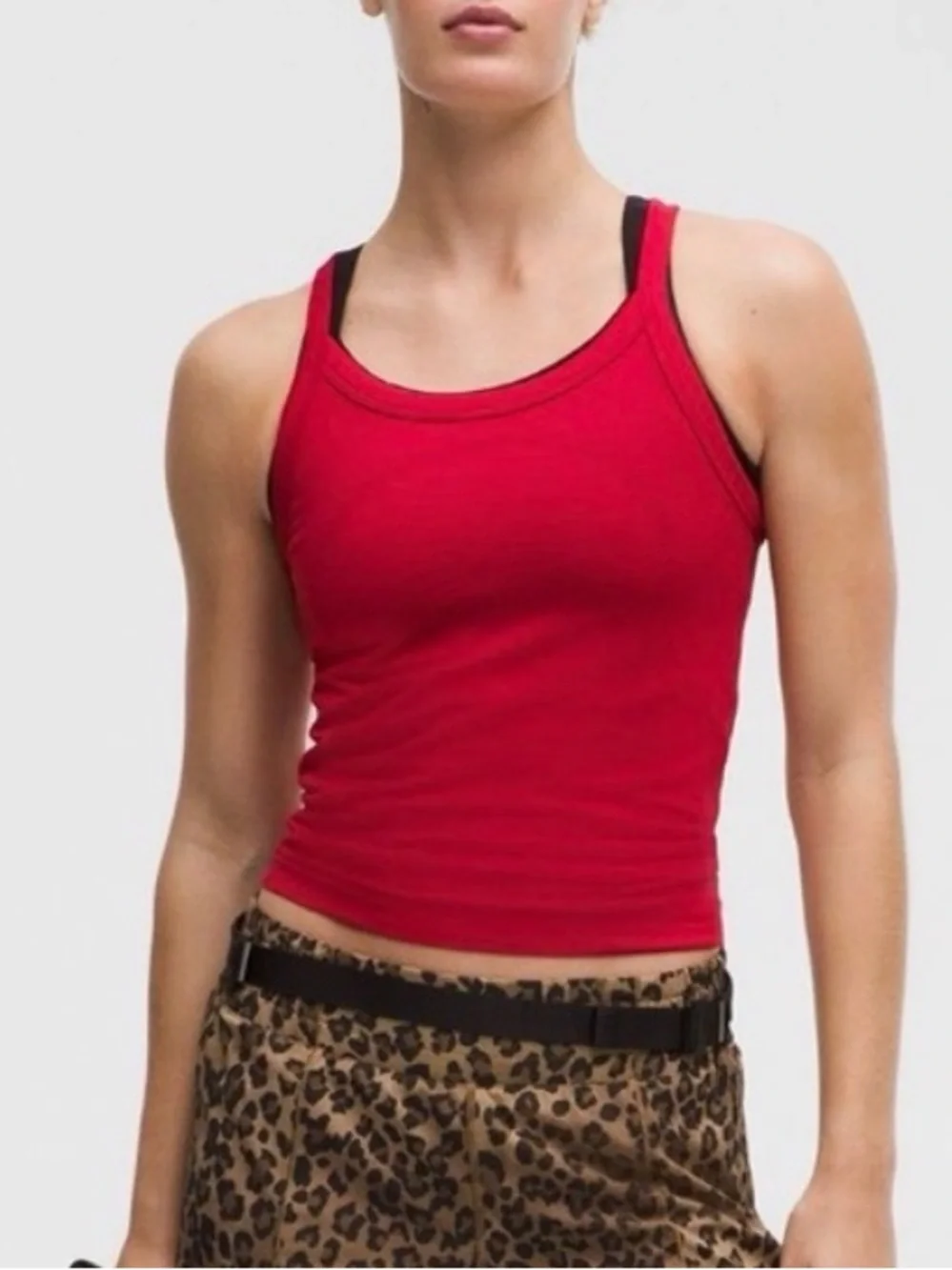 Lululemon Swiftly Cami Tank Top Oxford Red 14 NEW - Picture 1 of 6